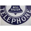 Image 3 : Bell System Public Telephone Sign - 11 3/4"