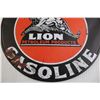 Image 3 : Lion Gasoline Sign - 11 3/4"