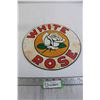 Image 1 : White Rose Sign - 11 3/4"