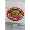 Image 1 : Sun-Rare Motor Oil Sign - 11 3/4"