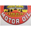 Image 3 : Sun-Rare Motor Oil Sign - 11 3/4"