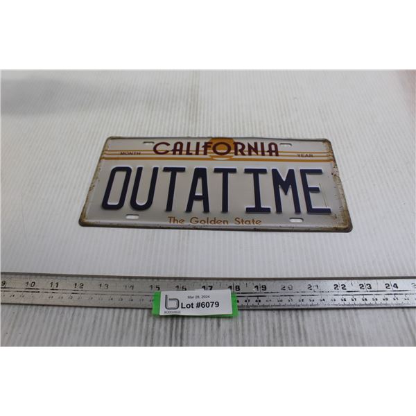 Back to the Future Decorative License Plate