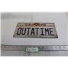 Image 1 : Back to the Future Decorative License Plate