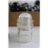 Image 3 : Flat of Clear and Green Glass Insulators