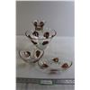 Image 1 : Vintage Anchor Hocking Enchant Ware Chip and Dip Set