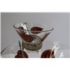 Image 2 : Vintage Anchor Hocking Enchant Ware Chip and Dip Set