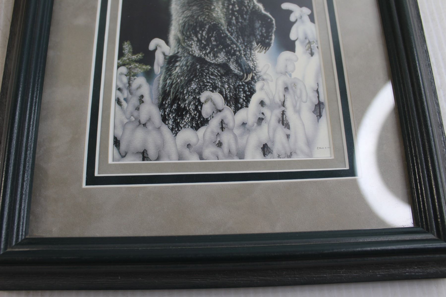 Artist R Fehr Framed Bear by Randy Fehr Print - 11