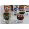 Image 2 : (6) Beer Brand Glasses, Wicker Holder