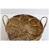 Image 5 : (6) Beer Brand Glasses, Wicker Holder