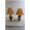 Image 1 : (2) Pink Lamps - Untested