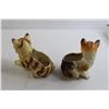 Image 6 : (2) Parma by AII Cat Vases - Chip on Ear, Made in Japan
