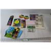 Image 1 : Stickers, Markers, Glow Bracelet, Envelopes, Plastic Insects, etc.