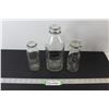 Image 1 : (3) Glass Milk Bottles