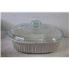 Image 3 : Corningware - Set of 4 Casserole Dishes w/Blue Glass Lids