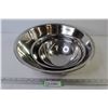 Image 1 : (4) Stainless Steel Mixing Bowls