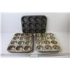 Image 1 : (3) Muffin/Cupcake Baking Pans