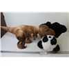 Image 1 : T-Rex & Panda Stuffed Toys