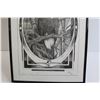 Image 3 : Framed Eagle Pencil Art - ~12 1/4" x 18 1/2"
