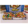 Image 3 : (4) Puzzles: Candy, Rooster, Coastal Town, Plaza Brussels