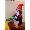 Image 2 : Inflatable Campfire Penguins - 7ft x 3ft - Works