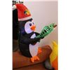 Image 3 : Inflatable Campfire Penguins - 7ft x 3ft - Works