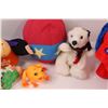 Image 3 : (7) Stuffies: Dog, Bears, Ball, Frog, Ziggy's