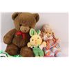 Image 2 : (4) Stuffies: Frog, Bear, Bunny, Doll, & Dog Toy?