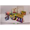 Image 1 : Amelia Bedelia, Crayons, Paint, Paint Brushes, Spiderman Scissors, Misc.