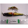 Image 1 : (2) Vintage Wooden Fishing Lures