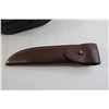 Image 4 : Size 36 Leather Wide Band Belt, Leather Knife Sheath