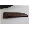 Image 5 : Size 36 Leather Wide Band Belt, Leather Knife Sheath