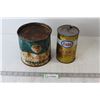 Image 1 : (2) Collector Tins - Esso, Texaco Lubricant (Partially Full)