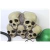 Image 2 : Plastic Skulls - Green Plastic Derby - Misc. Items