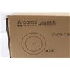 Image 2 : (36pc) Arcoroc Professional / Saber International 7" Porcelain Plates, Bright White - NIB