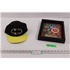 Image 1 : Marvel Comics Captain America Framed 3D Hologram Wall Art & Used DC Comics Batman Snap Back Cap