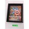 Image 2 : Marvel Comics Captain America Framed 3D Hologram Wall Art & Used DC Comics Batman Snap Back Cap