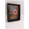 Image 4 : Marvel Comics Captain America Framed 3D Hologram Wall Art & Used DC Comics Batman Snap Back Cap