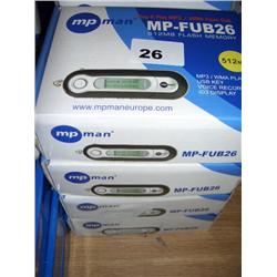 4 MPMAN 512MB MP3 PLAYERS