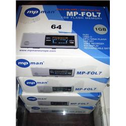4 1GB MPMAN MP3 PLAYERS