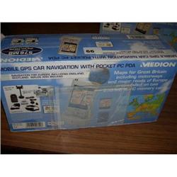 MEDION MOBILE GPS CAR NAVIGATION WITH POCKET PC PDA