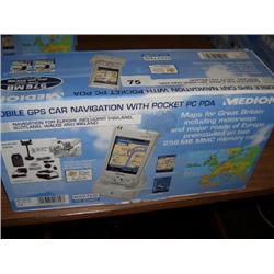 MEDION MOBILE GPS CAR NAVIGATION WITH POCKET PC PDA