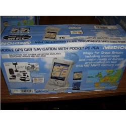 MEDION MOBILE GPS CAR NAVIGATION WITH POCKET PC PDA