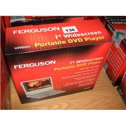 FERGUSON 7" PORTABLE DVD PLAYER