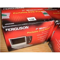 FERGUSON LDVD200 7" PORTABLE DVD PLAYER