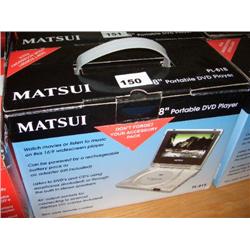 MATSUI 8" PORTABLE DVD PLAYER