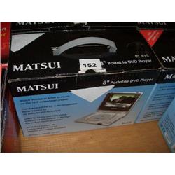 MATSUI 8" PORTABLE DVD PLAYER