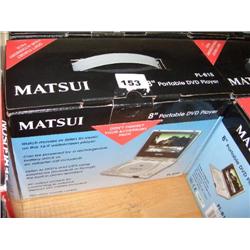MATSUI 8" PORTABLE DVD PLAYER
