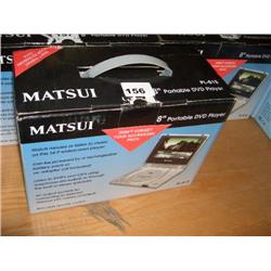 MATSUI 8" PORTABLE DVD PLAYER