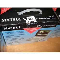 MATSUI 8" PORTABLE DVD PLAYER