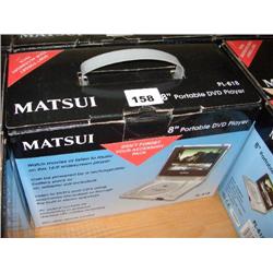 MATSUI 8" PORTABLE DVD PLAYER